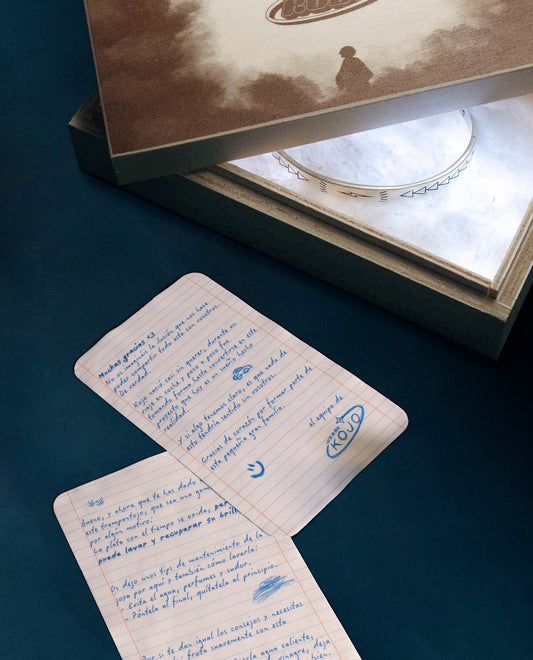 Gamuza que cuenta tu historia para limpiar tus joyas